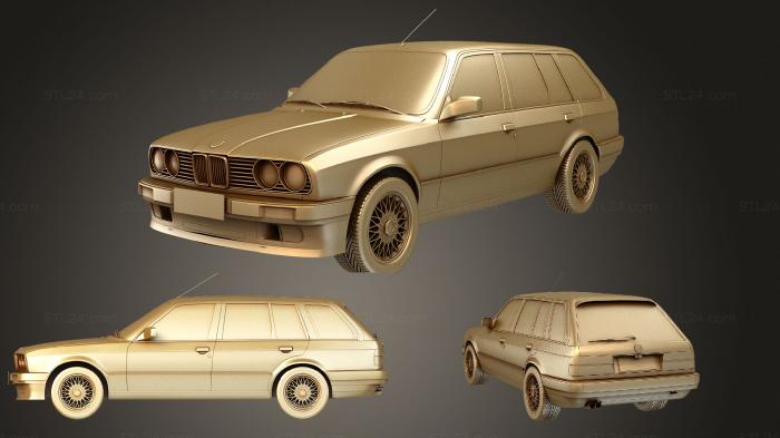 Автомобили и транспорт (Комплект BMW 30touring, CARS_0845) 3D модель для ЧПУ станка